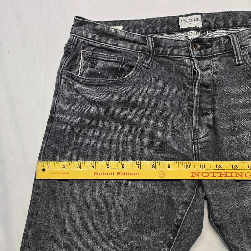Todd Snyder Selvedge Denim Jeans Men Size 32x30 Grey - Picture 6 of 14